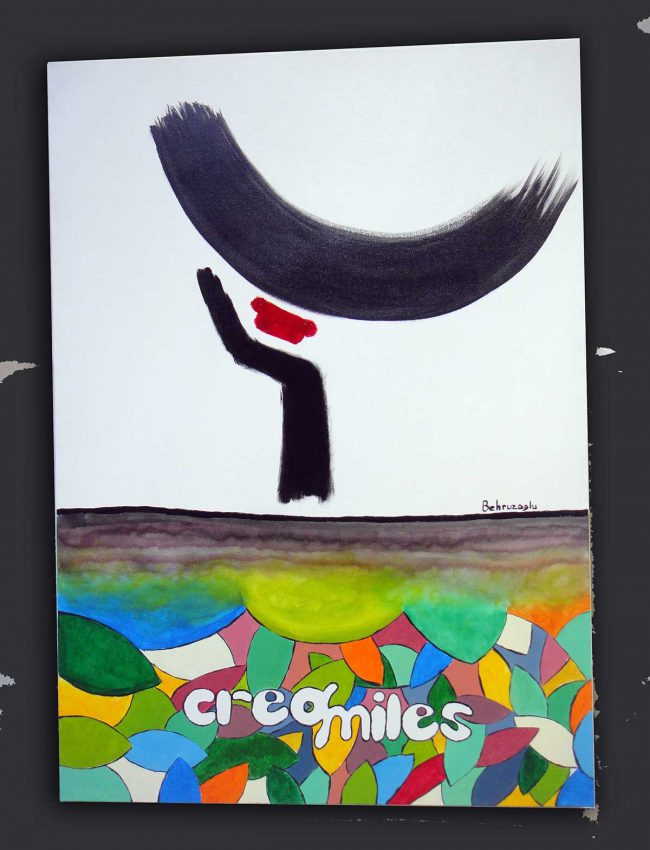Creasmiles-50x70cm-canvas-acrylic-paint